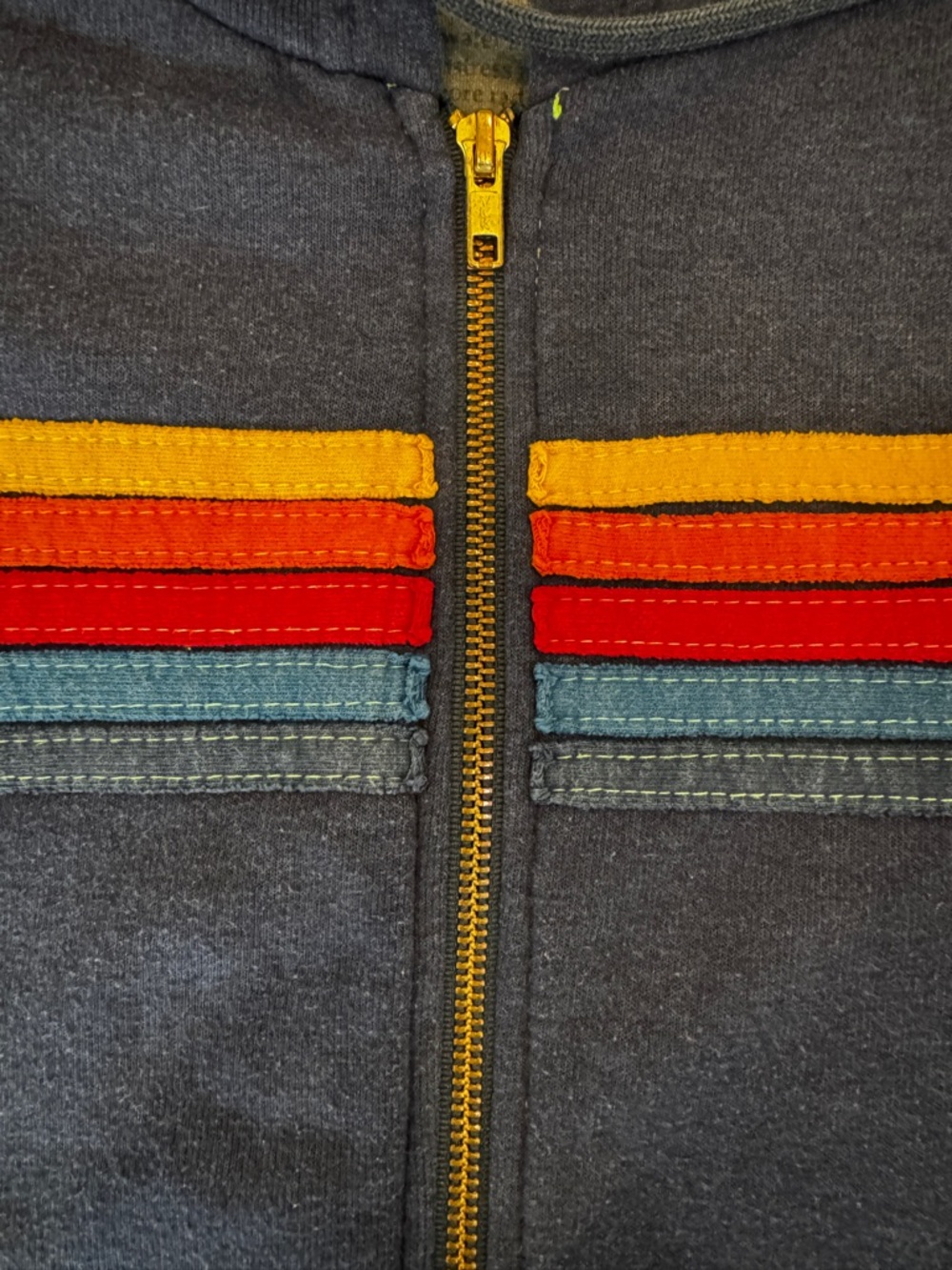 Aviator Nation 5 Stripe Hoodie in Navy - Medium - Excellent Condition. Cozy! - Picture 8 of 14